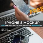 Two Mockups Featuring iPhone in Different Shots