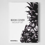 Two Mockups Showing Overhead View of Hardcover Books