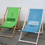 Two Outdoor Sunbed Mockup