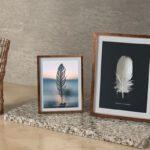 Two Picture Frames in Different Size Mockup