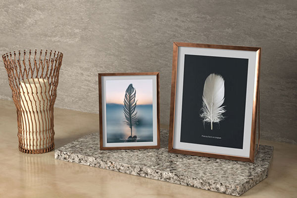 Two Picture Frames in Different Size Mockup