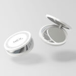 Two Round Compact Mirrors Mockup