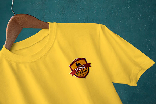 Two Round Neck Entire Designable T-Shirt Mockups mockup preview
