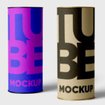 Two Tube Packaging Mockups