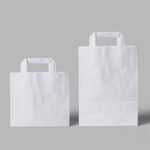Two Standing Paper Bags Mockup in Two Size