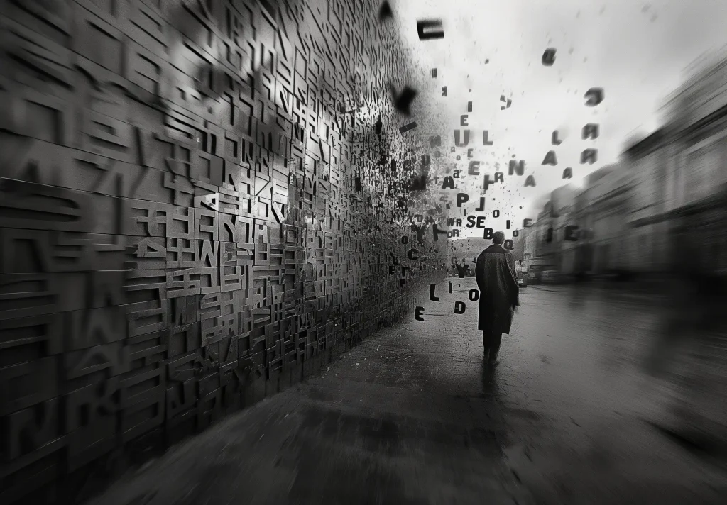 Typographic Hyperobject Photography