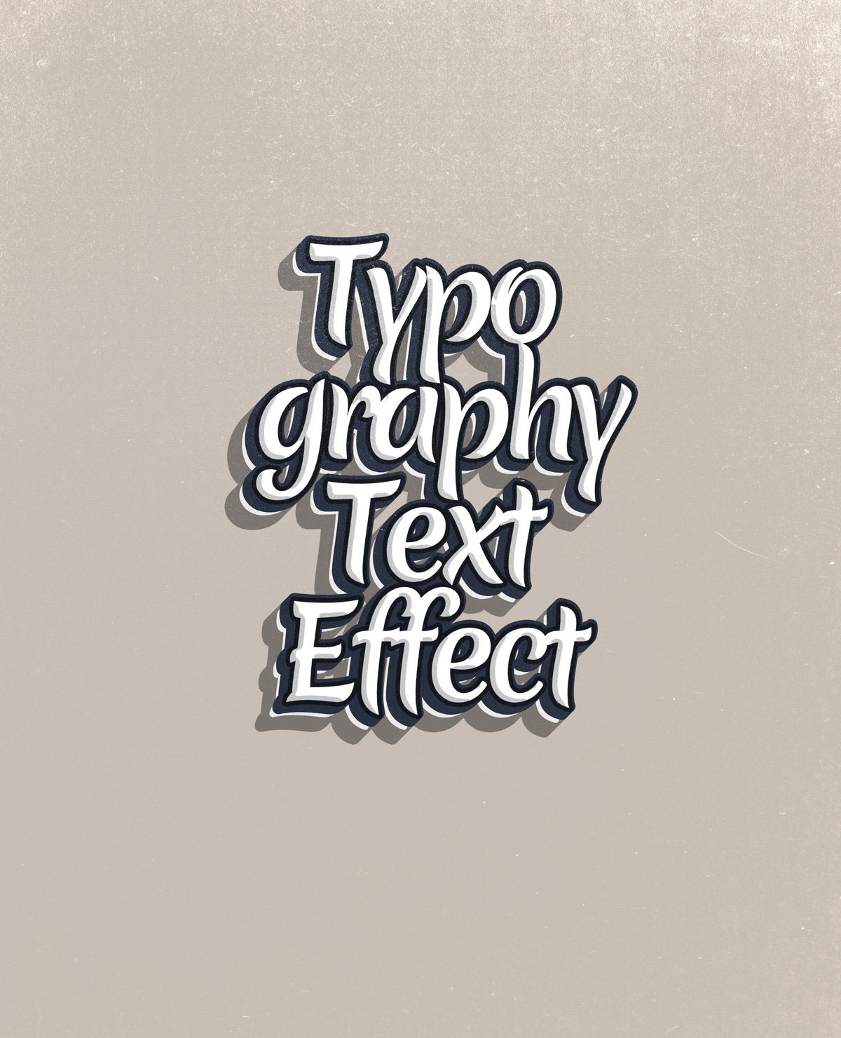 Typography Text Effect FREE PSD