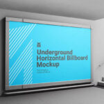 Underground Horizontal Billboard Mockup