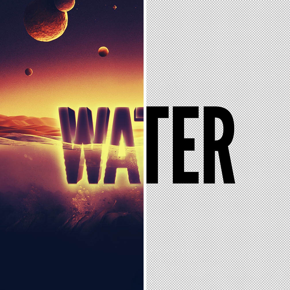 Underwater Text Effect