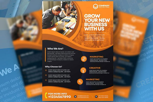 Urban Abstract Business Advertising Flyer Template flyer preview