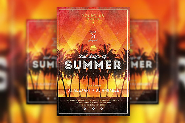 Urban and Frame Club Party Flyer Template