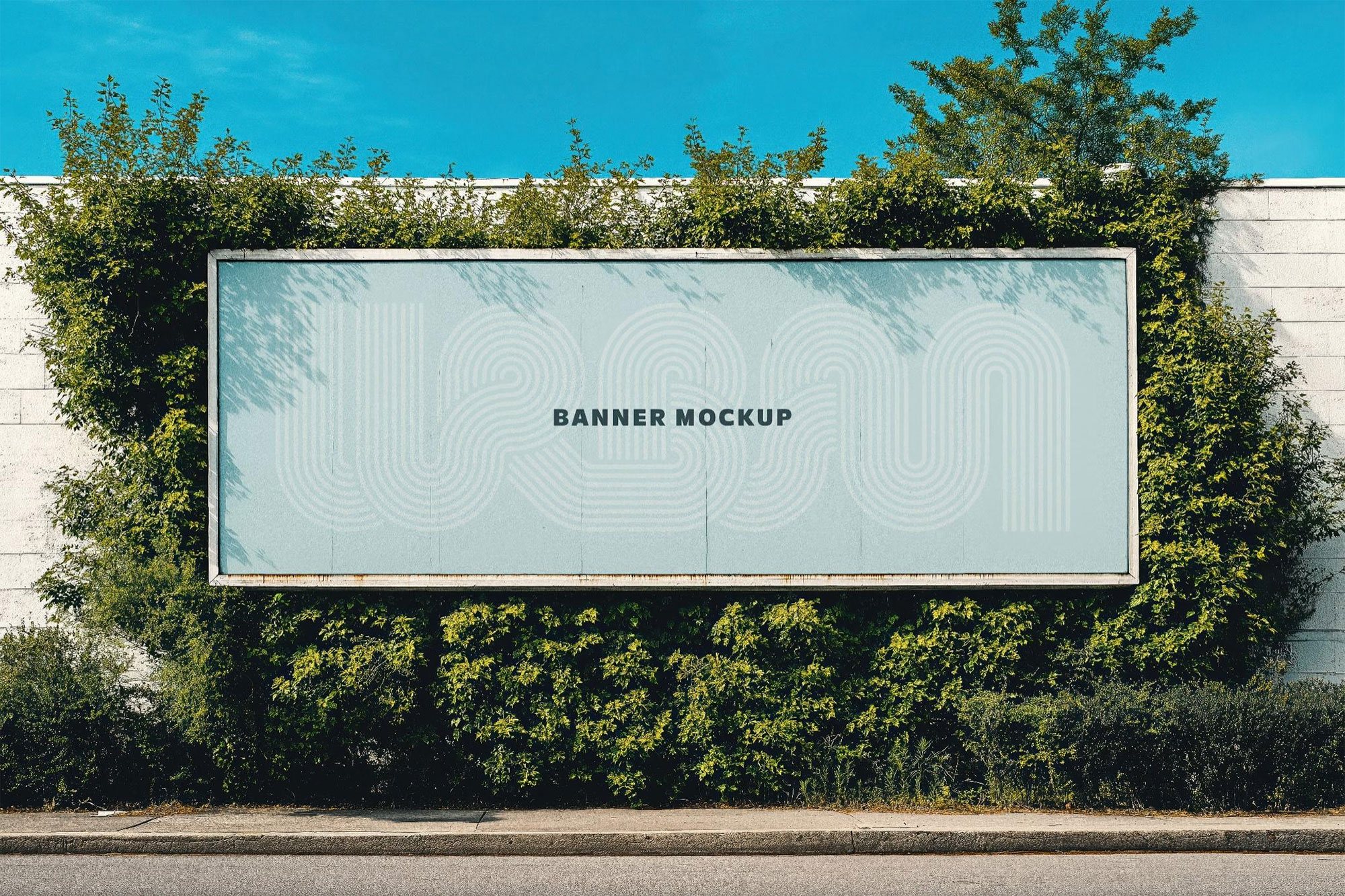 Free Urban Banner Mockup PSD Template