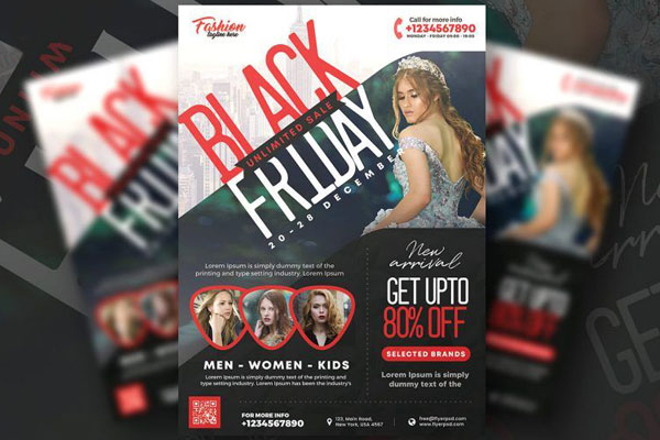 Urban Black Friday Sale Flyer Template