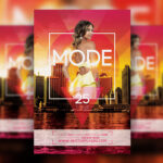 Urban Fashion Week Flyer and Facebook Cover Template