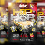 Urban Hip Hop Night Club Party Flyer Template