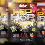 Urban Hip Hop Night Club Party Flyer Template
