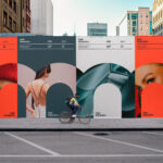 Urban Landscape Stretch Banner Mockup