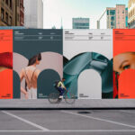 Urban Landscape Stretch Banner Mockup