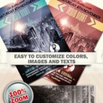 Urban Modern Indie Night Party Flyer Template and Facebook Cover