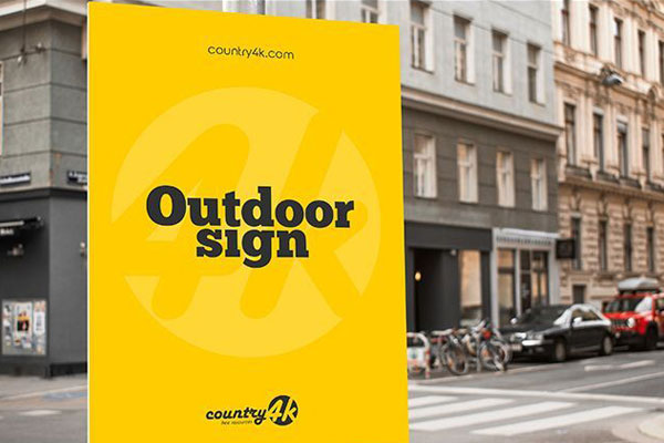 Urban Outdoor Sign Mockup