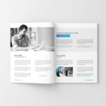 US Letter Magazine Brochure Mockup
