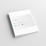 US Letter Magazine Brochure Mockup