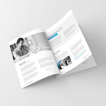 US Letter Magazine Brochure Mockup