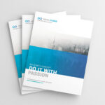 US Letter Magazine Brochure Mockup