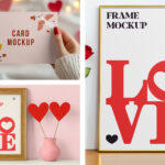 Valentine’s Day Frame Mockup