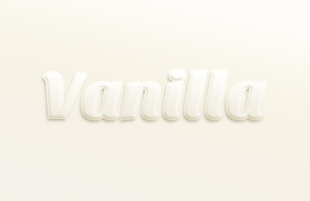 Vanilla Text Effect