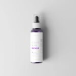Varied Sights of 5 Glass Spray Bottle Mockups
