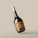 Varied Views of Five Champagne Bottle Mockups