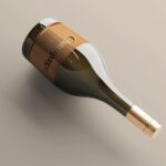 Varied Views of Five Champagne Bottle Mockups