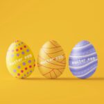 Varied Visions of 10 Easter Eggs Mockups