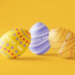 Varied Visions of 10 Easter Eggs Mockups