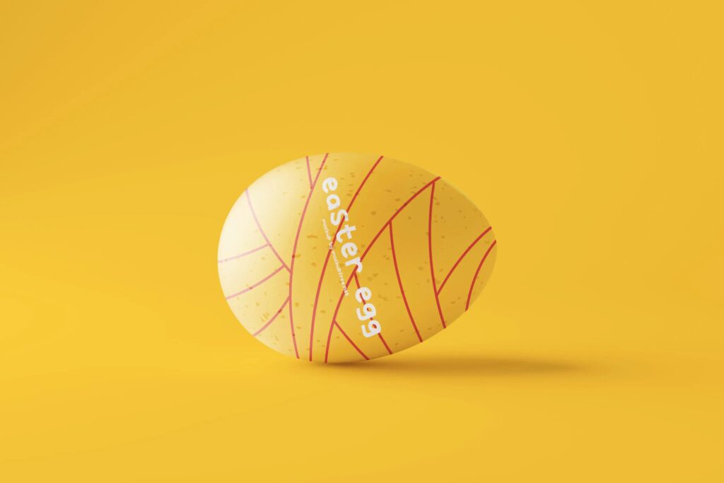 Varied Visions of 10 Easter Eggs Mockups