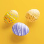 Varied Visions of 10 Easter Eggs Mockups