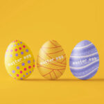 Varied Visions of 10 Easter Eggs Mockups