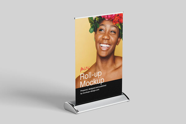 Various Sights of 3 Roll-up Banner Mockups
