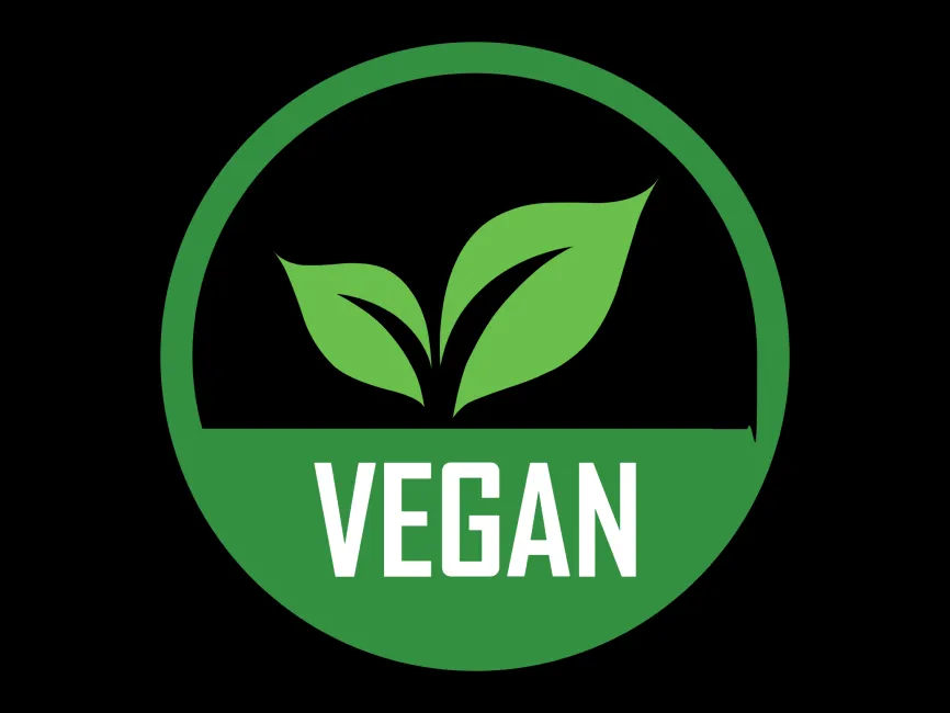 Vegan Symbol Logo