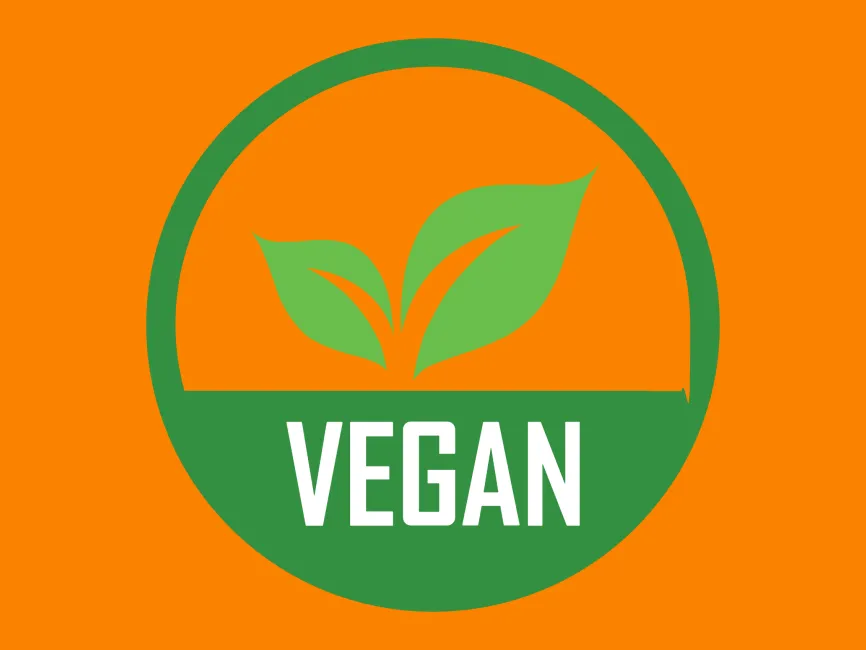 Vegan Symbol Logo