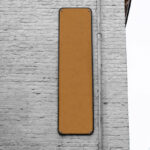 Vertical Bar Sign Stick to Wall Mockup