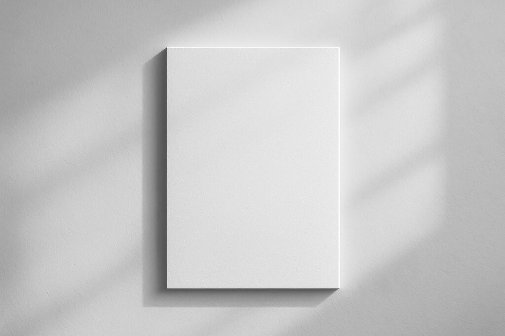 Vertical Canvas Mockup