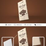 Vertical Chocolate Packaging Mockup
