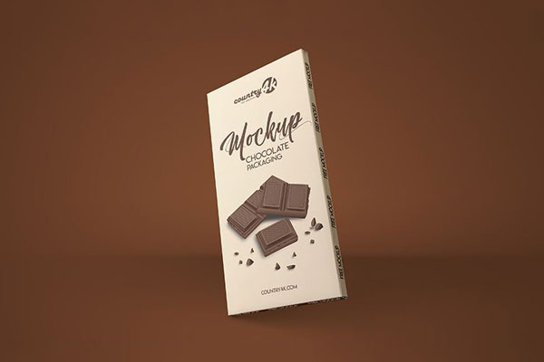 Vertical Chocolate Packaging Mockup