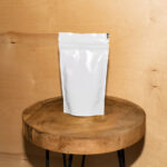 Vertical Coffee Bag on Stool Mockup