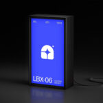 Vertical Lightbox Signage Mockup