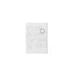 Vertical Paper Mockup in Top Sight