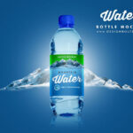 Vertical Premium Pet Water Bottle Mockup