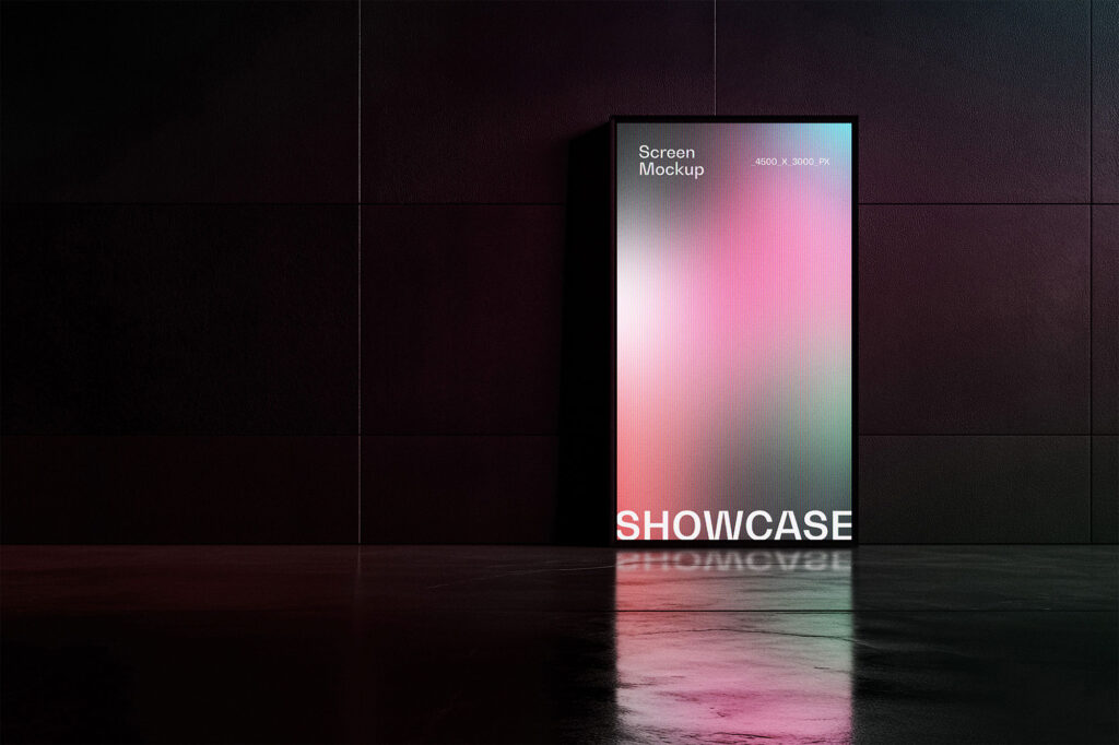 Vertical Screen Mockup